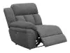 CoasterEssence 609540LRP Bahrain - Upholstered LAF Power Recliner - Charcoal
