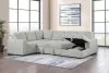 Coaster Fine Furniture 501208B2 Devonshire - Loveseat With Pull-out Sleeper, Box 2 of 3 - Gray