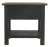Ashley Furniture T736-3 Tyler Creek - Rectangular End Table - Grayish Brown / Black