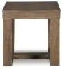 Ashley Furniture T471-2 Cariton - Square End Table - Gray