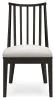 Ashley Furniture D841-01 Galliden - Dining Upholstered Side Chair (Set of 2) - Black