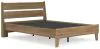 Ashley Furniture EB1866B2 Deanlow - Full Platform Panel Bed - Honey