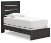 Ashley Furniture PCB2108B11 Hollivern - Twin Panel Bed - Dark Gray