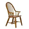 Liberty Furniture 17-C2051 Treasures - Bow Back Arm Chair - Rustic Oak