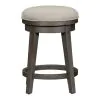 Liberty Furniture 406-OT9003 Modern Farmhouse - Console Swivel Stool - Dusty Charcoal