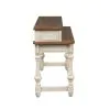 Liberty Furniture 498-OT7736 Morgan Creek - Console Bar Table - Antique White / Wirebrushed Tobacco Accents