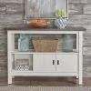 Liberty Furniture 182-SB5236 Brook Bay - Sideboard - Textured White / Carbon Gray
