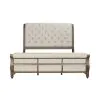 Liberty Furniture 615-BR-KSL Liberty Furniture 615-BR-KSL Americana Farmhouse - King Sleigh Bed - Dusty Taupe