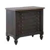 Liberty Furniture 615-BR62-B Americana Farmhouse - Bedside Chest With Charging Station - Black