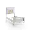 New Classic 02-9698W-500 New Classic 02-9698W-500 Valentino - 3/3 Twin Bed - White