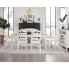 Riverside Furniture 37250 Cora - Rectangular Leg Dining Table - Cloud / Fog