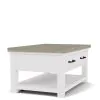 Riverside Furniture 37203 Riverside Furniture 37203 Cora - Small Cocktail Table - Cloud / Fog