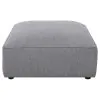 CoasterElevations 551596 Jennifer - Square Upholstered Ottoman - Gray