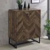 CoasterEveryday 959639 Carolyn - 2 Door Engineered Accent Wood Cabinet - Rustic Oak