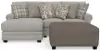 Jackson Furniture Industries 3345/75/42/12-26 Jackson Furniture Industries 3345/75/42/12-26 Livingston - 2 Piece Sofa Chaise With Comfort Coil Seating, 40