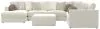 Jackson Furniture Industries 2235/37/31/59/75/12-16 Jackson Furniture Industries 2235/37/31/59/75/12-16 Ritzy - 6 Piece Modular Sectional (LSF Chaise) And 1 Included Cocktail Ottoman - Bone