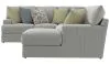 Jackson Furniture Industries 2340/62/30/76-28 Jackson Furniture Industries 2340/62/30/76-28 Stockbridge - 3 Piece Sectional With Comfort Coil Seating And 9 Included Accent Pillows (Right Side Facing Chaise) - Slate