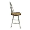 Liberty Furniture 186W-B100324 Liberty Furniture 186W-B100324 Carolina Crossing - Windsor Swivel Counter Chair - White / Antique Honey