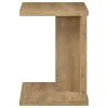 Coaster Fine Furniture 930277 Clower - Engineered Wood C-Shaped Sofa Side Table - Mango