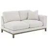 Coaster Fine Furniture 551777LAF Geneva - LAF Chaise, Box 1 of 2 - Sand