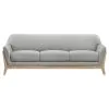 Coaster Fine Furniture 511071 Vaughn - Fabric Upholstered Flared Arm Sofa - Gray
