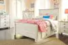 Ashley Furniture B267-87 Willowton - Full Panel Headboard - Whitewash