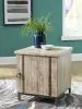 Ashley Furniture A4000506 Laddford - Accent Cabinet - Shelf - Whitewash