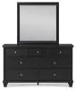 Ashley Furniture B687B1 Lanolee - Dresser And Mirror - Black