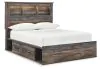 Ashley Furniture B211B45 Drystan - Full Bookcase Bed With 4 Storage Drawers - Multi