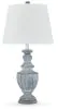 Ashley Furniture L235714 Cylerick - Terracotta Table Lamp - Antique Blue