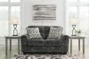 Ashley Furniture 50504/38/35/23/14 Lonoke - 4 Pc. - Sofa, Loveseat, Chair And A Half, Ottoman - Gunmetal
