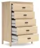 Ashley Furniture EB2444-245 Cabinella - Five Drawer Chest - Tan