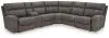 Ashley Furniture 61003S7 Ashley Furniture 61003S7 Next-Gen Durapella - 6-Piece Power Reclining Sectional - Slate