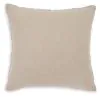 Ashley Furniture A1001068P Ashley Furniture A1001068P Abler - Pillow - Ivory / Gray / Gold