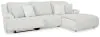 Ashley Furniture 92706S6 Ashley Furniture 92706S6 Top Tier - 3-Piece Reclining Sectional Sofa With Raf Press Back Chaise - Alloy