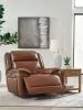 Ashley Furniture U1120413 Healy Pier - Power Recliner / Adj Headrest - Chocolate