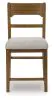 Ashley Furniture D974-224 Cabalynn - Upholstered Barstool (Set of 2) - Oatmeal / Light Brown