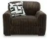 Ashley Furniture 9810423 Ashley Furniture 9810423 Midnight-Madness - Chair And A Half - Chocolate