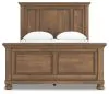 Ashley Furniture PCB779B2 Ashley Furniture PCB779B2 Feddinger - Queen Panel Bed - Medium Brown