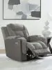 Ashley Furniture PC8350513 Ashley Furniture PC8350513 Mixed Motion - Power Recliner With Adjustable Headrest - Shadow