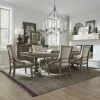 Liberty Furniture 615-DR-7TRS Liberty Furniture 615-DR-7TRS Americana Farmhouse - 7 Piece Trestle Table Set - Dusty Taupe