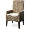 Riverside Furniture 36966 Mix-N-Match Chairs - Woven Arm Upholstered Chair (Set of 2) - Hazelnut