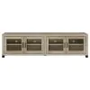 CoasterEssence 736283 Sachin - 4-Door Engineered Wood TV Stand - Distressed Pine