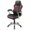 CoasterEssence 801497 Lucas - Upholstered Adjustable Home Office Desk Chair - Black