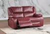 Coaster Fine Furniture 610242 Camila - Upholstered Motion Reclining Loveseat - Red
