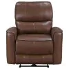 Coaster Fine Furniture 610266P Greenfield - Upholstered Power Recliner Chair - Saddle Brown
