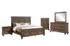 New Classic 00-B2114B-15C New Classic 00-B2114B-15C Mariana - 6/6 Eastern King 5 Piece Bedroom Set (Bed & Dresser & Mirror & Chest & Nightstand) - Brown