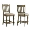 Intercon BI-BS-860C-RDO-K24 Balboa Park - Slat Stool - Roasted Oak