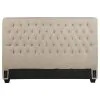 CoasterEssence 300007KWB1 Chloe - Upholstered California King Panel Headboard - Oatmeal