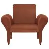 Coaster Fine Furniture 903150 Liana - Upholstered Roll Arm Accent Armchair - Rust